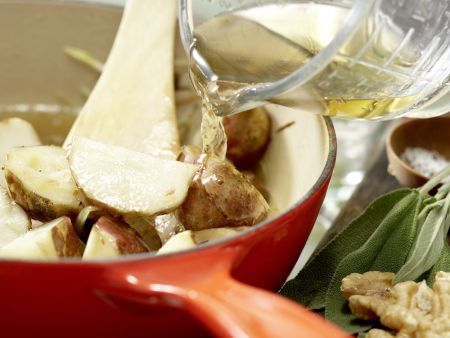 Feine Topinambursuppe Zubereitung Schritt 5 Feine Topinambursuppe Zubereitung Schritt 5
