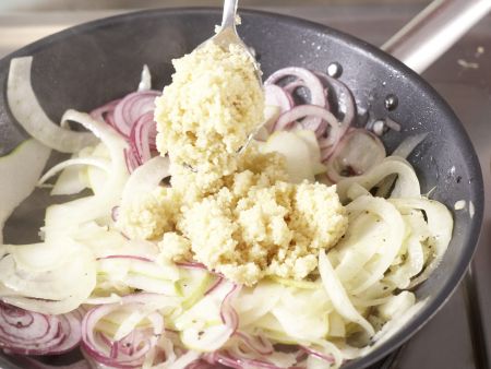Fenchel-Birnen-Couscous Zubereitung Schritt 5 Fenchel-Birnen-Couscous Zubereitung Schritt 5