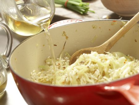 Fenchel-Risotto Zubereitung Schritt 7 Fenchel-Risotto Zubereitung Schritt 7