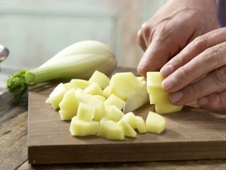 Fenchelbrei mit Hähnchen Zubereitung Schritt 2 Fenchelbrei mit Hähnchen Zubereitung Schritt 2
