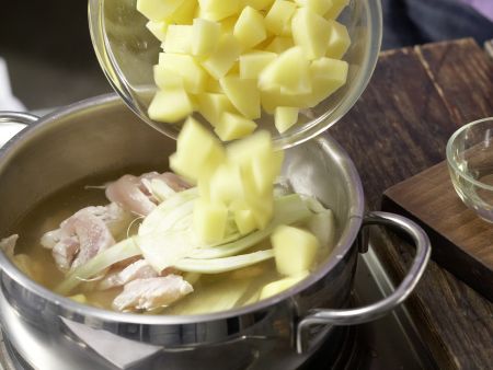 Fenchelbrei mit Hähnchen Zubereitung Schritt 5 Fenchelbrei mit Hähnchen Zubereitung Schritt 5