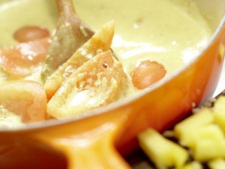 Fisch-Kokos-Curry Zubereitung Schritt 6 Fisch-Kokos-Curry Zubereitung Schritt 6