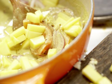 Fisch-Kokos-Curry Zubereitung Schritt 7 Fisch-Kokos-Curry Zubereitung Schritt 7