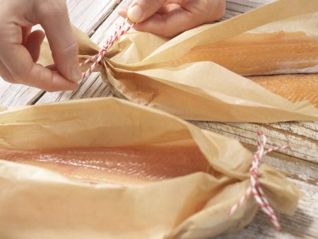 Fisch-Limetten-Päckchen Zubereitung Schritt 2 Fisch-Limetten-Päckchen Zubereitung Schritt 2