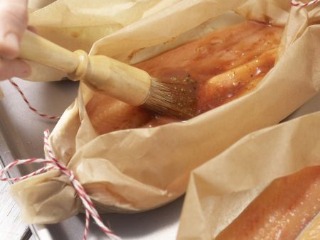 Fisch-Limetten-Päckchen Zubereitung Schritt 4 Fisch-Limetten-Päckchen Zubereitung Schritt 4