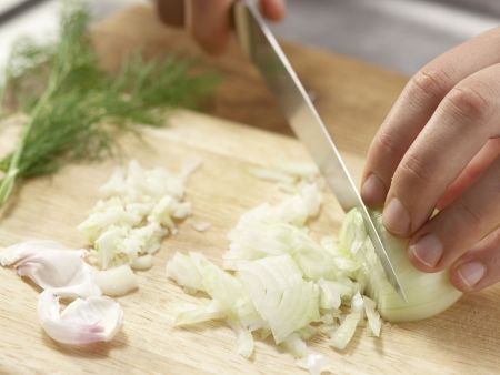 Fischpfanne Zubereitung Schritt 1 Fischpfanne Zubereitung Schritt 1
