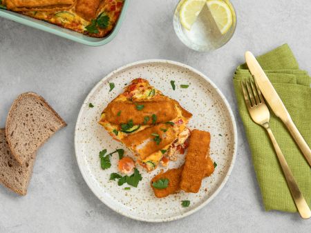 Fischstäbchen-Omelett Rezept