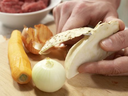 Fleischbrühe Zubereitung Schritt 1 Fleischbrühe Zubereitung Schritt 1