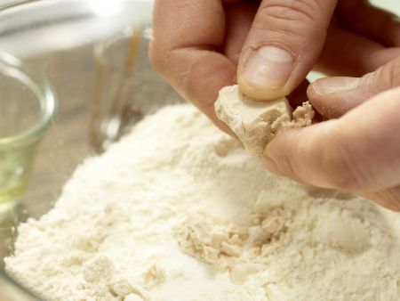Französisches Landbrot Zubereitung Schritt 1 Französisches Landbrot Zubereitung Schritt 1