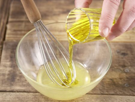 Frischkäsebällchen auf Salat Zubereitung Schritt 9 Frischkäsebällchen auf Salat Zubereitung Schritt 9