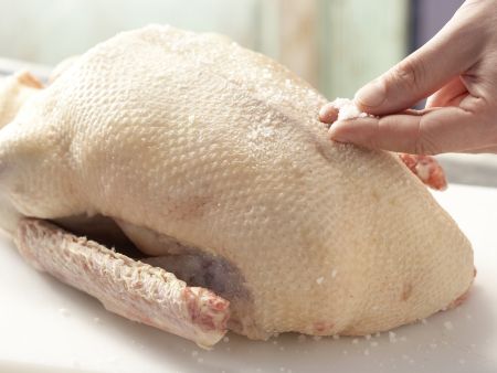 Gänsebraten – smarter Zubereitung Schritt 1 Gänsebraten – smarter Zubereitung Schritt 1