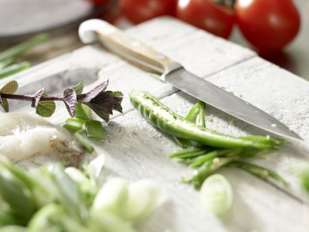 Garnelenpfanne Zubereitung Schritt 3 Garnelenpfanne Zubereitung Schritt 3