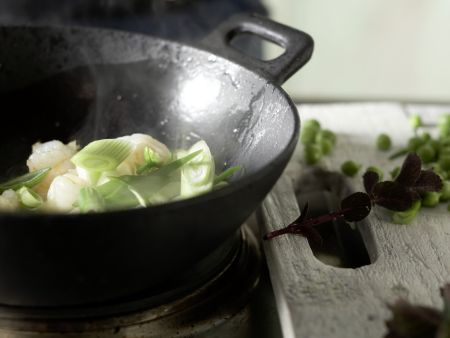 Garnelenpfanne Zubereitung Schritt 9 Garnelenpfanne Zubereitung Schritt 9