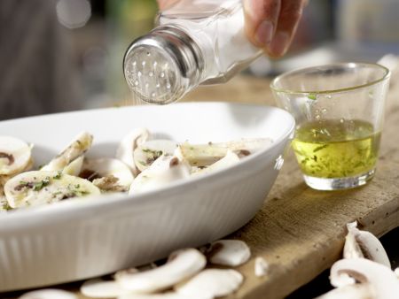 Gebackene Champignons Zubereitung Schritt 4 Gebackene Champignons Zubereitung Schritt 4
