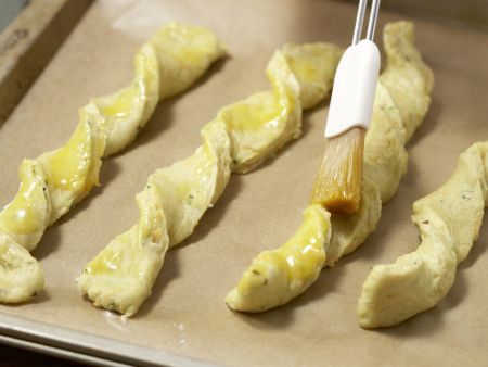 Gebackene Gemüsestangen mit Dip Zubereitung Schritt 6 Gebackene Gemüsestangen mit Dip Zubereitung Schritt 6
