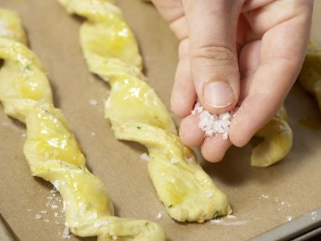 Gebackene Gemüsestangen mit Dip Zubereitung Schritt 7 Gebackene Gemüsestangen mit Dip Zubereitung Schritt 7