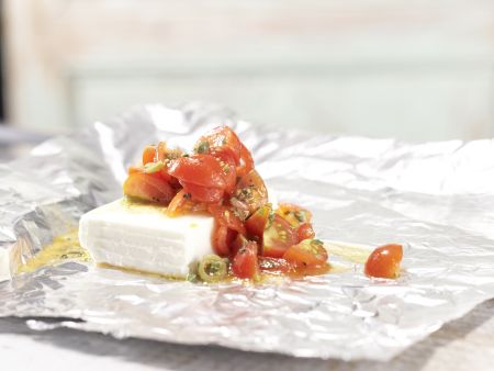 Gebackene Schafskäse-Päckchen Zubereitung Schritt 6 Gebackene Schafskäse-Päckchen Zubereitung Schritt 6
