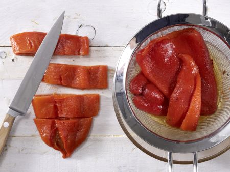Gebackener Schafskäse Zubereitung Schritt 1 Gebackener Schafskäse Zubereitung Schritt 1