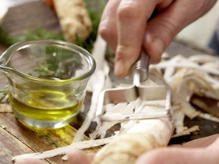 Gebratene gebeizte Lachsfilets Zubereitung Schritt 10 Gebratene gebeizte Lachsfilets Zubereitung Schritt 10