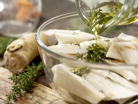 Gebratene gebeizte Lachsfilets Zubereitung Schritt 11 Gebratene gebeizte Lachsfilets Zubereitung Schritt 11