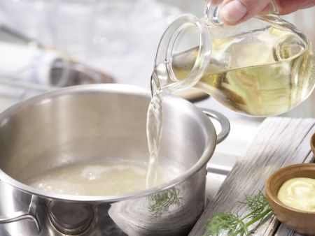 Gebratene Lachsfilets Zubereitung Schritt 3 Gebratene Lachsfilets Zubereitung Schritt 3