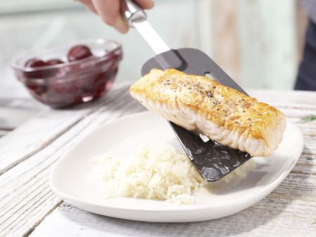 Gebratene Lachsfilets Zubereitung Schritt 7 Gebratene Lachsfilets Zubereitung Schritt 7