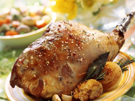 Gebratene Lammkeule Rezept