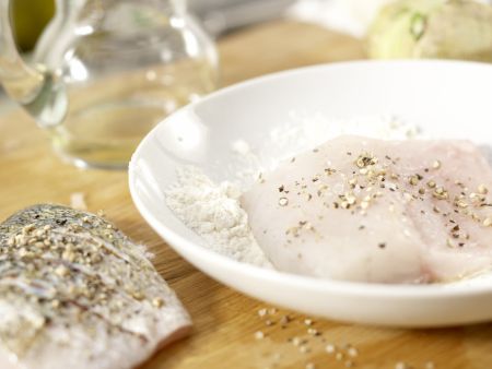 Gebratene Zanderfilets Zubereitung Schritt 5 Gebratene Zanderfilets Zubereitung Schritt 5