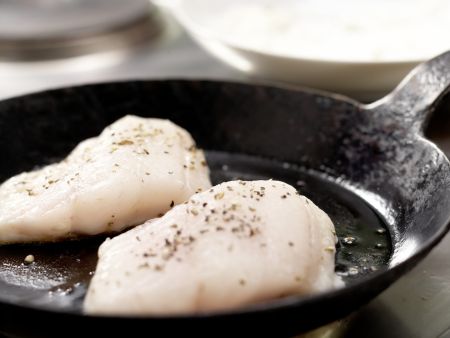 Gebratene Zanderfilets Zubereitung Schritt 6 Gebratene Zanderfilets Zubereitung Schritt 6