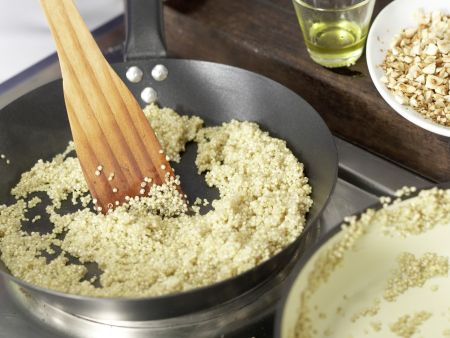 Gebratener Quinoa Zubereitung Schritt 3 Gebratener Quinoa Zubereitung Schritt 3