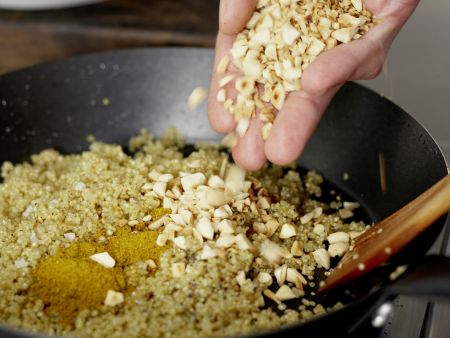Gebratener Quinoa Zubereitung Schritt 4 Gebratener Quinoa Zubereitung Schritt 4