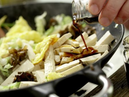 Gebratener Tofu Zubereitung Schritt 14 Gebratener Tofu Zubereitung Schritt 14