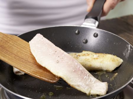 Gebratenes Kabeljaufilet Zubereitung Schritt 6 Gebratenes Kabeljaufilet Zubereitung Schritt 6