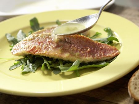 Gebratenes Rotbarbenfilet Zubereitung Schritt 6 Gebratenes Rotbarbenfilet Zubereitung Schritt 6