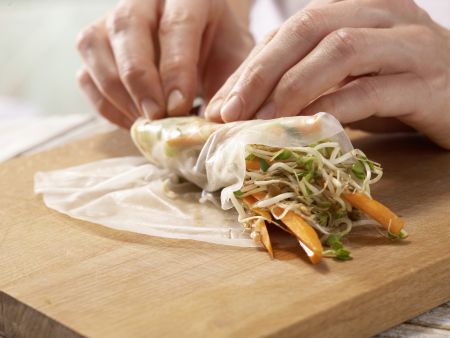 Gedämpfte Asia-Wraps Zubereitung Schritt 9 Gedämpfte Asia-Wraps Zubereitung Schritt 9