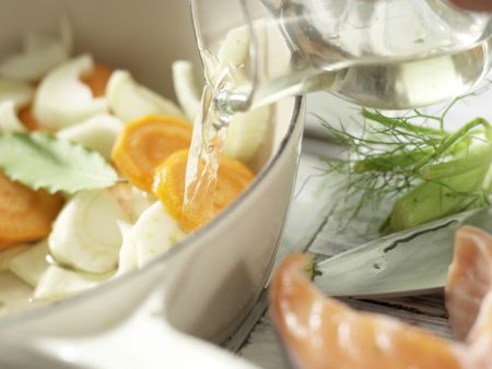 Gedünstete Lachssteaks Zubereitung Schritt 5 Gedünstete Lachssteaks Zubereitung Schritt 5