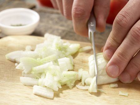 Gefüllte Kartoffeln vom Blech Zubereitung Schritt 1 Gefüllte Kartoffeln vom Blech Zubereitung Schritt 1