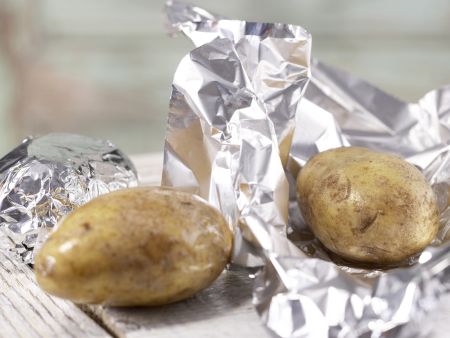 Gefüllte Ofenkartoffeln Zubereitung Schritt 1 Gefüllte Ofenkartoffeln Zubereitung Schritt 1