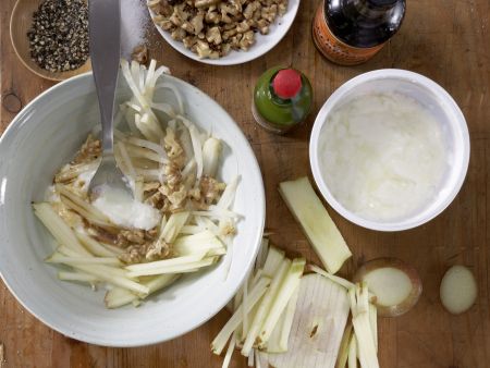 Gefüllte Putenröllchen Zubereitung Schritt 4 Gefüllte Putenröllchen Zubereitung Schritt 4