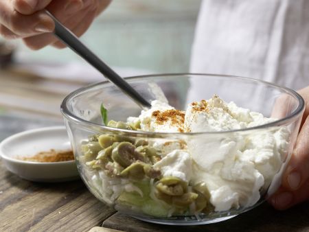 Gefüllte Ricotta-Tomaten Zubereitung Schritt 4 Gefüllte Ricotta-Tomaten Zubereitung Schritt 4