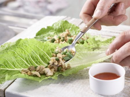 Gefüllte Salatblätter Zubereitung Schritt 7 Gefüllte Salatblätter Zubereitung Schritt 7
