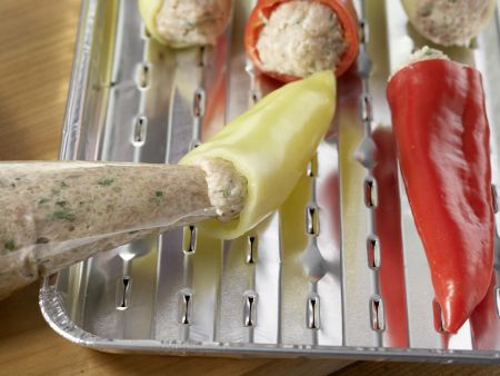 Gefüllte Spitzpaprika Zubereitung Schritt 6 Gefüllte Spitzpaprika Zubereitung Schritt 6