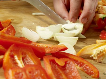 Gefüllte Tortillafladen Zubereitung Schritt 4 Gefüllte Tortillafladen Zubereitung Schritt 4
