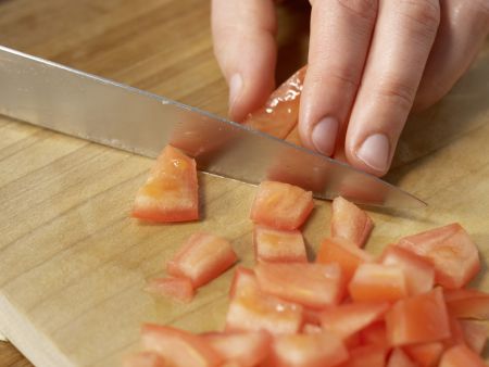 Gefülltes Baguette Zubereitung Schritt 1 Gefülltes Baguette Zubereitung Schritt 1