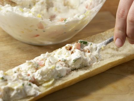 Gefülltes Baguette Zubereitung Schritt 6 Gefülltes Baguette Zubereitung Schritt 6