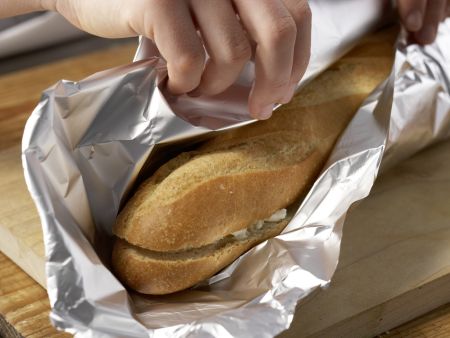 Gefülltes Baguette Zubereitung Schritt 7 Gefülltes Baguette Zubereitung Schritt 7