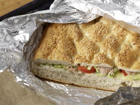 Gefülltes Fladenbrot aus dem Ofen Zubereitung Schritt 8 Gefülltes Fladenbrot aus dem Ofen Zubereitung Schritt 8
