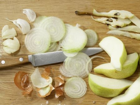 Gefülltes Kalbskotelett Zubereitung Schritt 1 Gefülltes Kalbskotelett Zubereitung Schritt 1