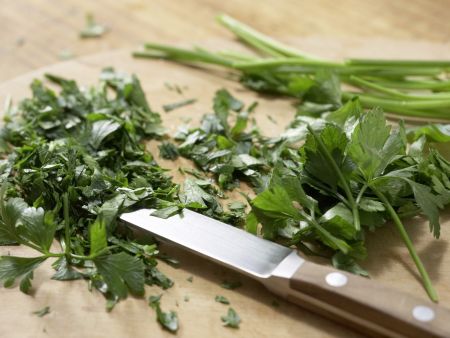 Gefülltes Polenta-Hähnchen Zubereitung Schritt 3 Gefülltes Polenta-Hähnchen Zubereitung Schritt 3