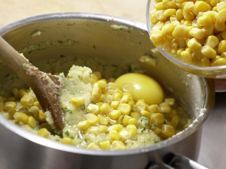 Gefülltes Polenta-Hähnchen Zubereitung Schritt 4 Gefülltes Polenta-Hähnchen Zubereitung Schritt 4